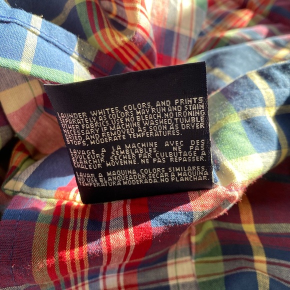 Ralph Lauren 2pc Set Garrison Madris Comforter Twin Blue Plaid+Pillowcase USA - Picture 4 of 6